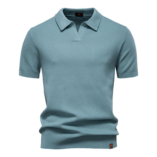 Tharnulf | Textured Polo Shirt