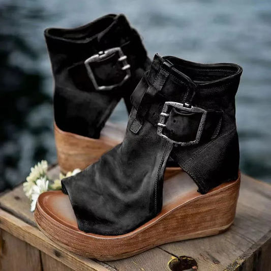 Buckle | Vintage Architectural Contour, Elevated Wedge Balance