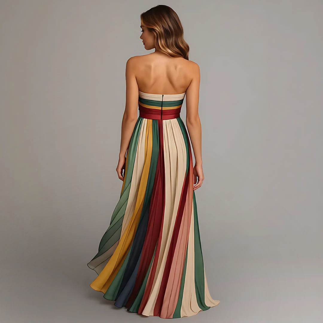 Elodie | Lace Back Maxi Dress