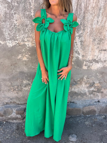 Flory | Botanical Elegance, Sculpted U-Neck Tailoring