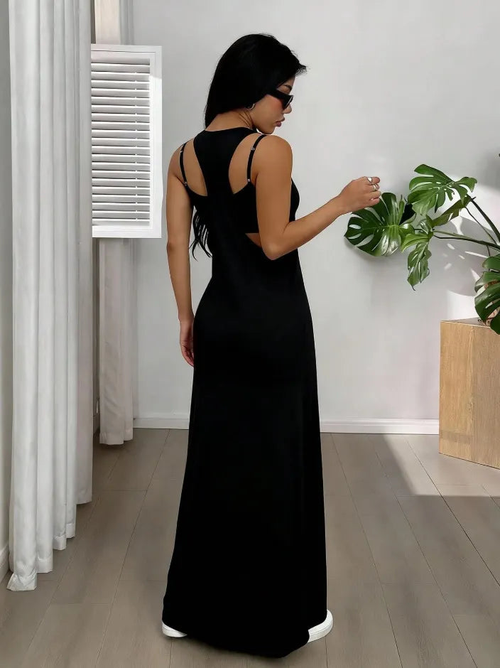 Liva | Illusion Two-Piece Layering, Sculpted Side-Cutout Drama