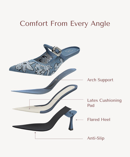 Grace | Sculpted Stiletto Geometry, Seamless Fly-Woven Luxury