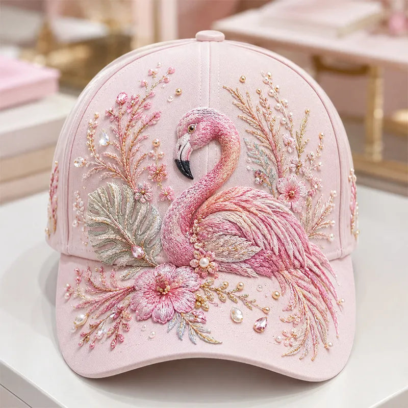 Puck | Tactile 3D Needlework, Countryside Floral Cap Architecture