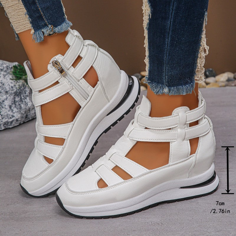 Aria | Sleek Side-Zip Utility, Sculpted Orthopedic Cushioning
