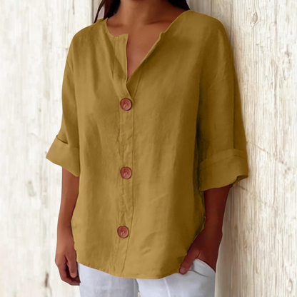 Elina | Linen Blouse