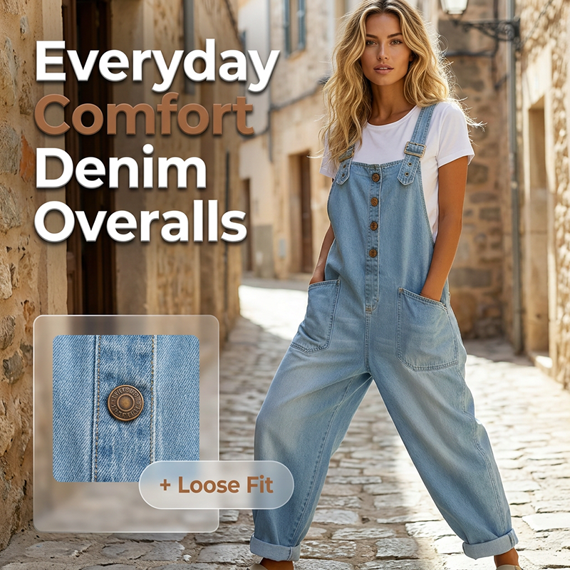 Camy | Vintage Hardware Accents, Relaxed Utility Dungaree Cut