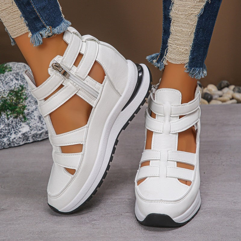 Aria | Sleek Side-Zip Utility, Sculpted Orthopedic Cushioning