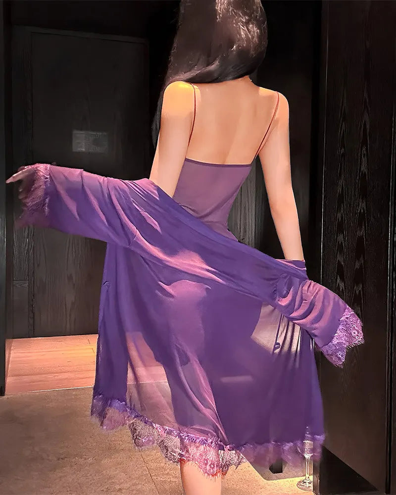 Lacy | Delicate Gossamer Sheer, Multi-Layered Romance