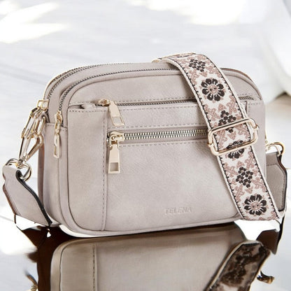 Olivia | Refined Leather Shoulder Bag