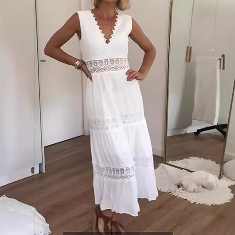Seraphina | Lace Back Maxi Dress