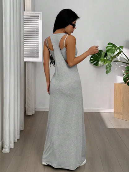 Liva | Illusion Two-Piece Layering, Sculpted Side-Cutout Drama