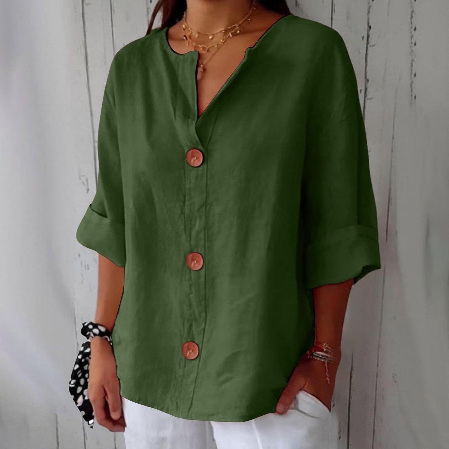 Elina | Linen Blouse