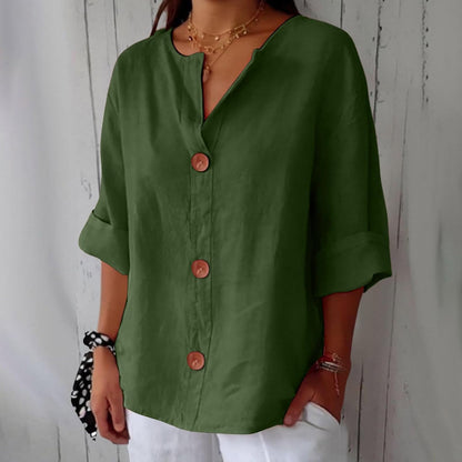Elina | Linen Blouse