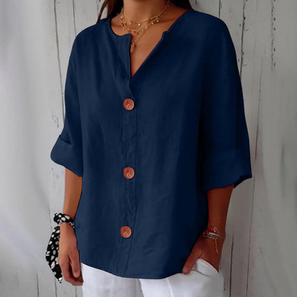 Elina | Linen Blouse