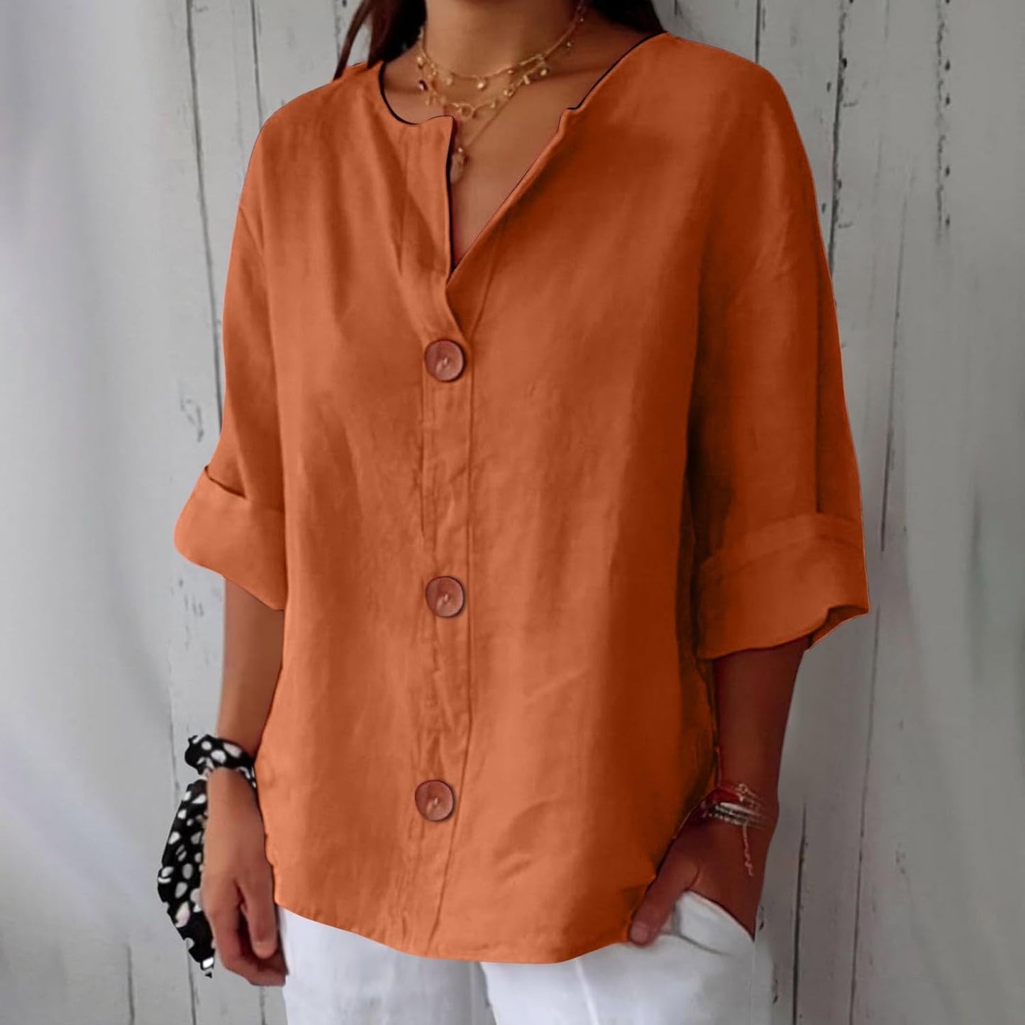 Elina | Linen Blouse