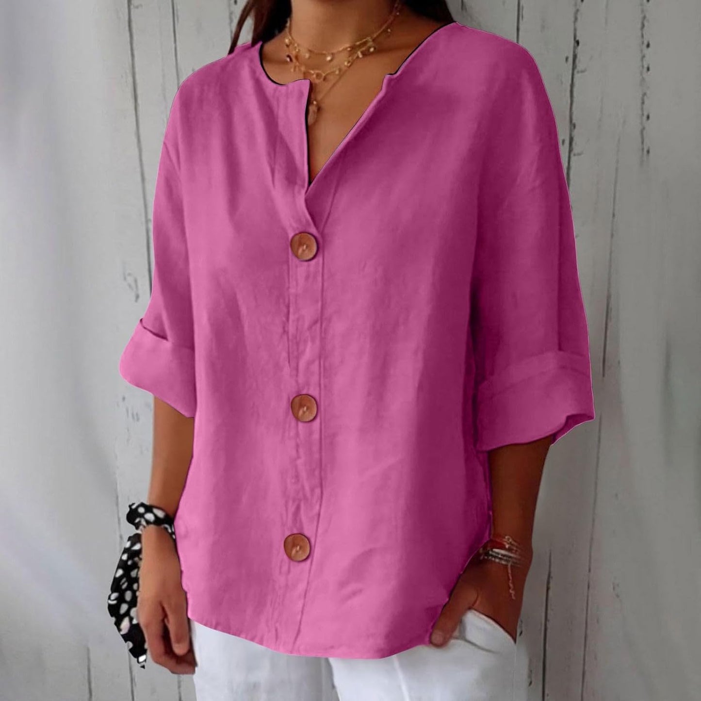 Elina | Linen Blouse