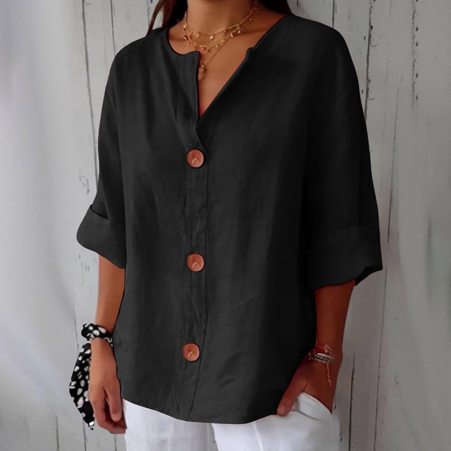 Elina | Linen Blouse