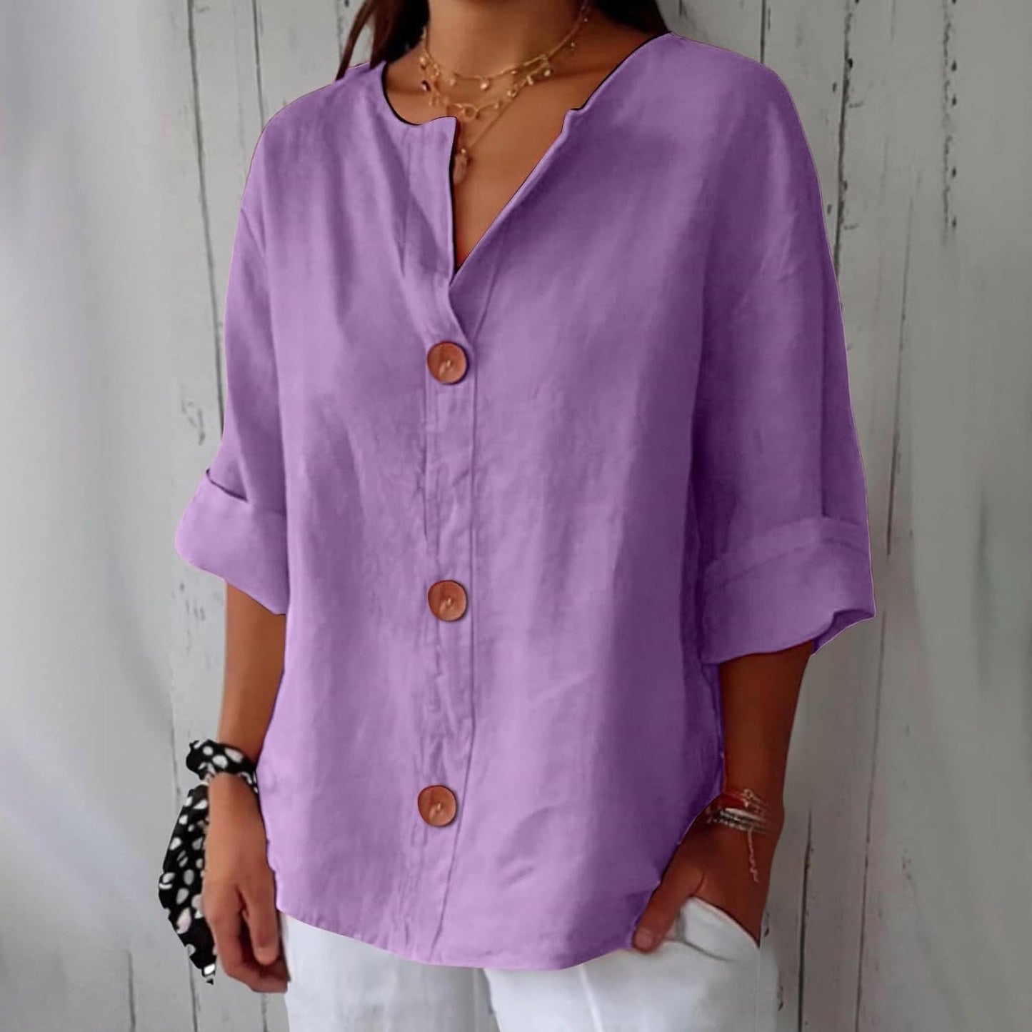 Elina | Linen Blouse