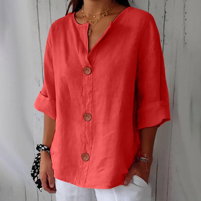 Elina | Linen Blouse