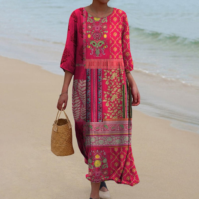 Alessia | Flowy Boho Maxi Dress