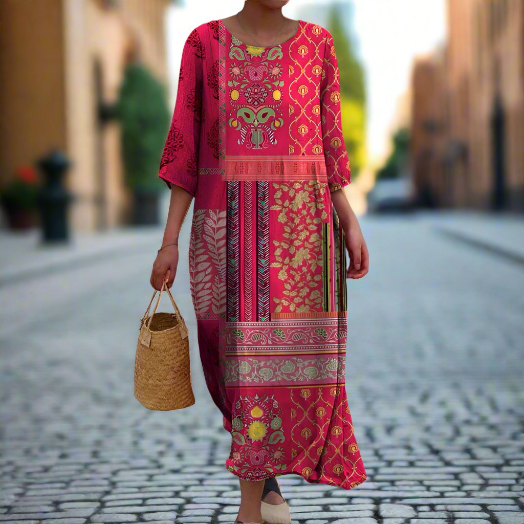 Alessia | Flowy Boho Maxi Dress