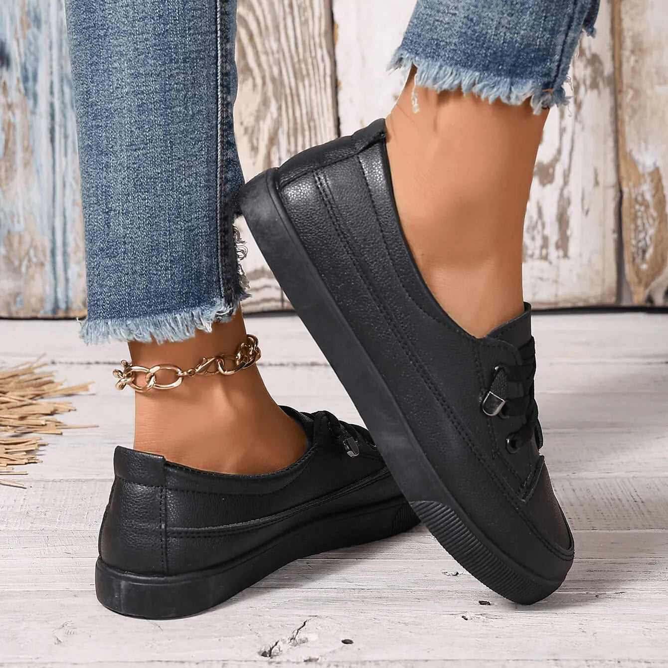 Anna | Architectural Leather Precision, Podiatrist-Engineered Alignment
