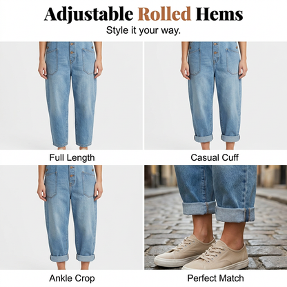 Camy | Vintage Hardware Accents, Relaxed Utility Dungaree Cut