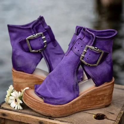 Buckle | Vintage Architectural Contour, Elevated Wedge Balance