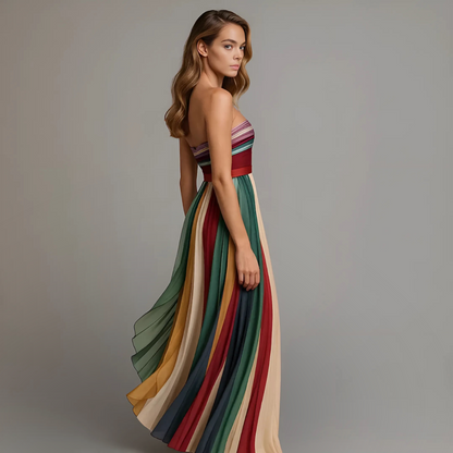 Elodie | Lace Back Maxi Dress