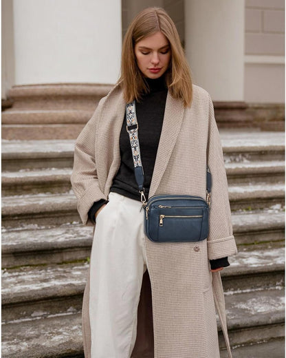 Olivia | Refined Leather Shoulder Bag