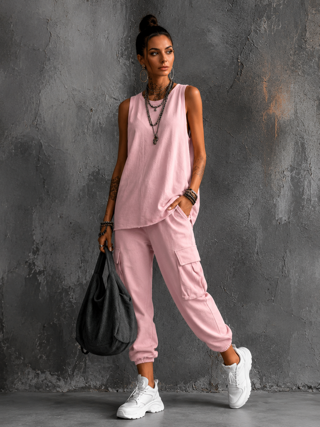 Norelle | Sweeping Wide-Leg Architecture, Breathable Co-Ord Polish