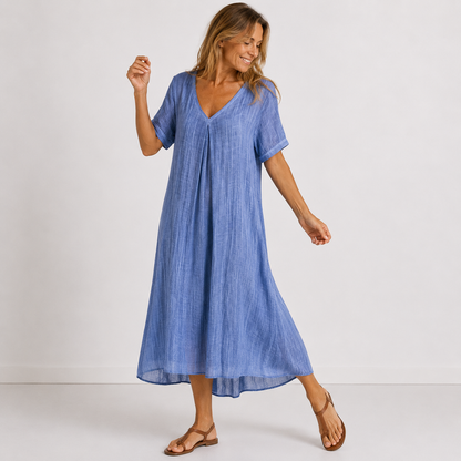 Violette | Soft-Touch Breathable Matrix, Fluid V-Neck Architecture