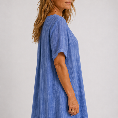 Violette | Soft-Touch Breathable Matrix, Fluid V-Neck Architecture