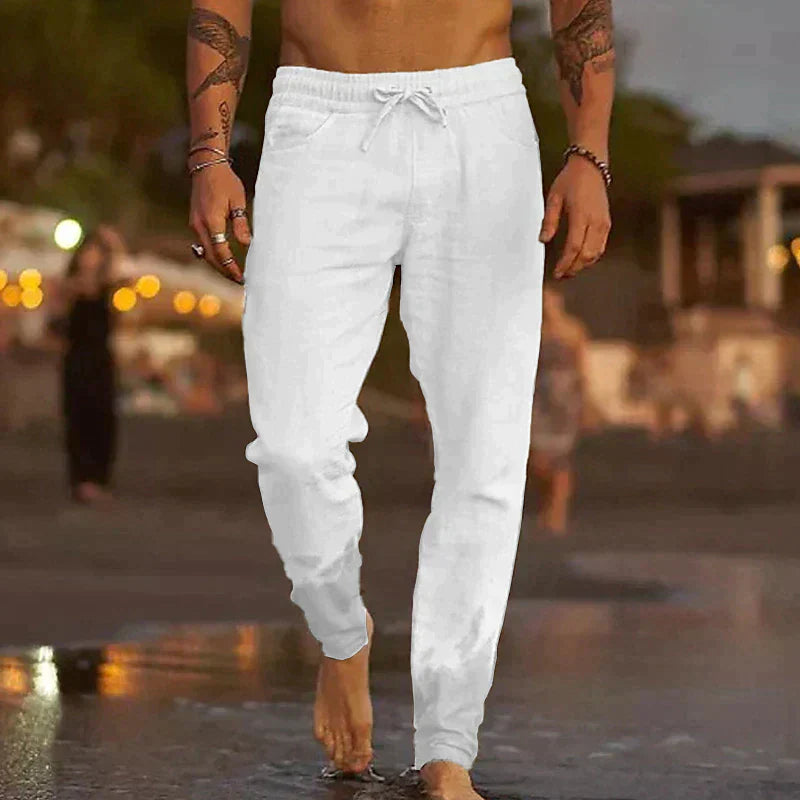 Soren | Slim Fit Casual Trousers