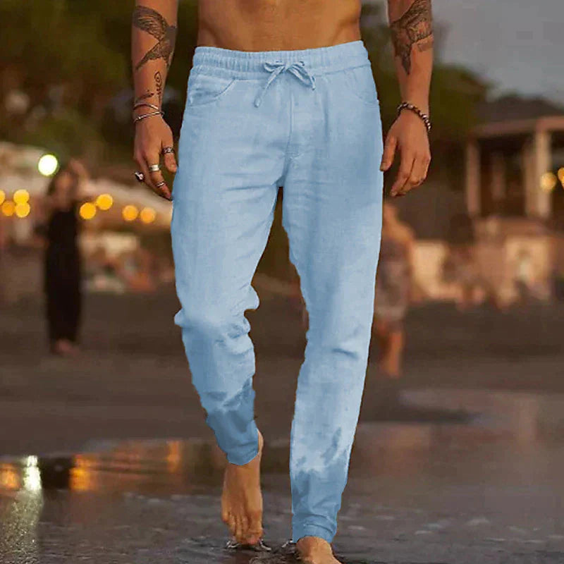 Soren | Slim Fit Casual Trousers