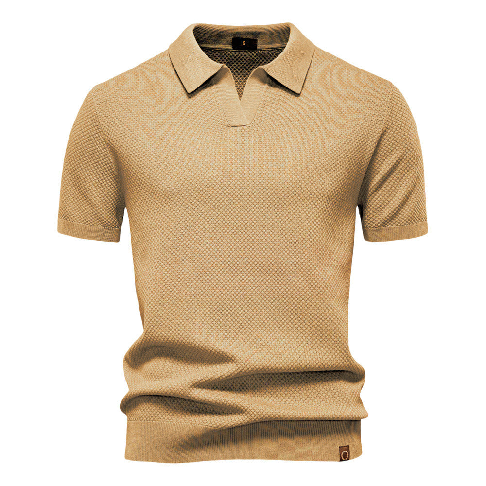 Tharnulf | Textured Polo Shirt