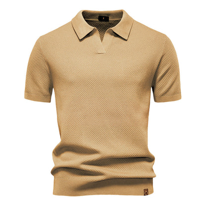 Tharnulf | Textured Polo Shirt