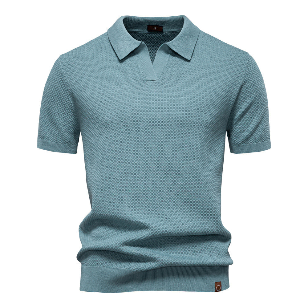 Tharnulf | Textured Polo Shirt