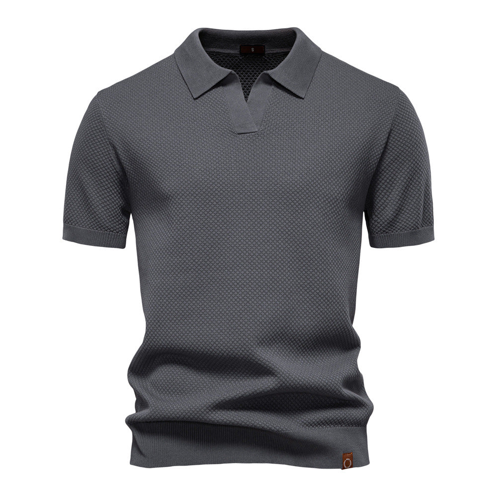 Tharnulf | Textured Polo Shirt