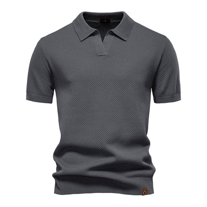 Tharnulf | Textured Polo Shirt