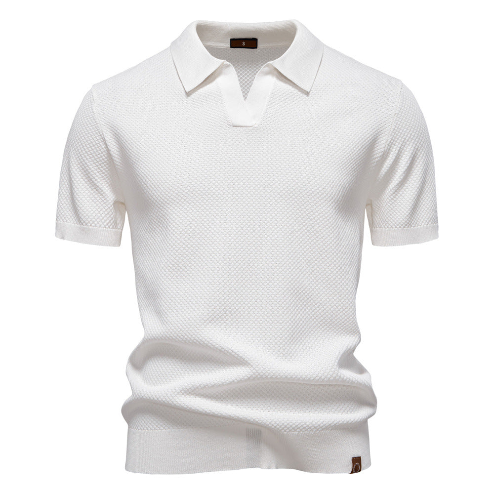 Tharnulf | Textured Polo Shirt