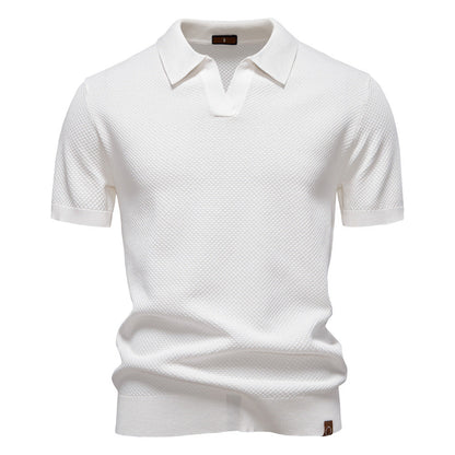 Tharnulf | Textured Polo Shirt