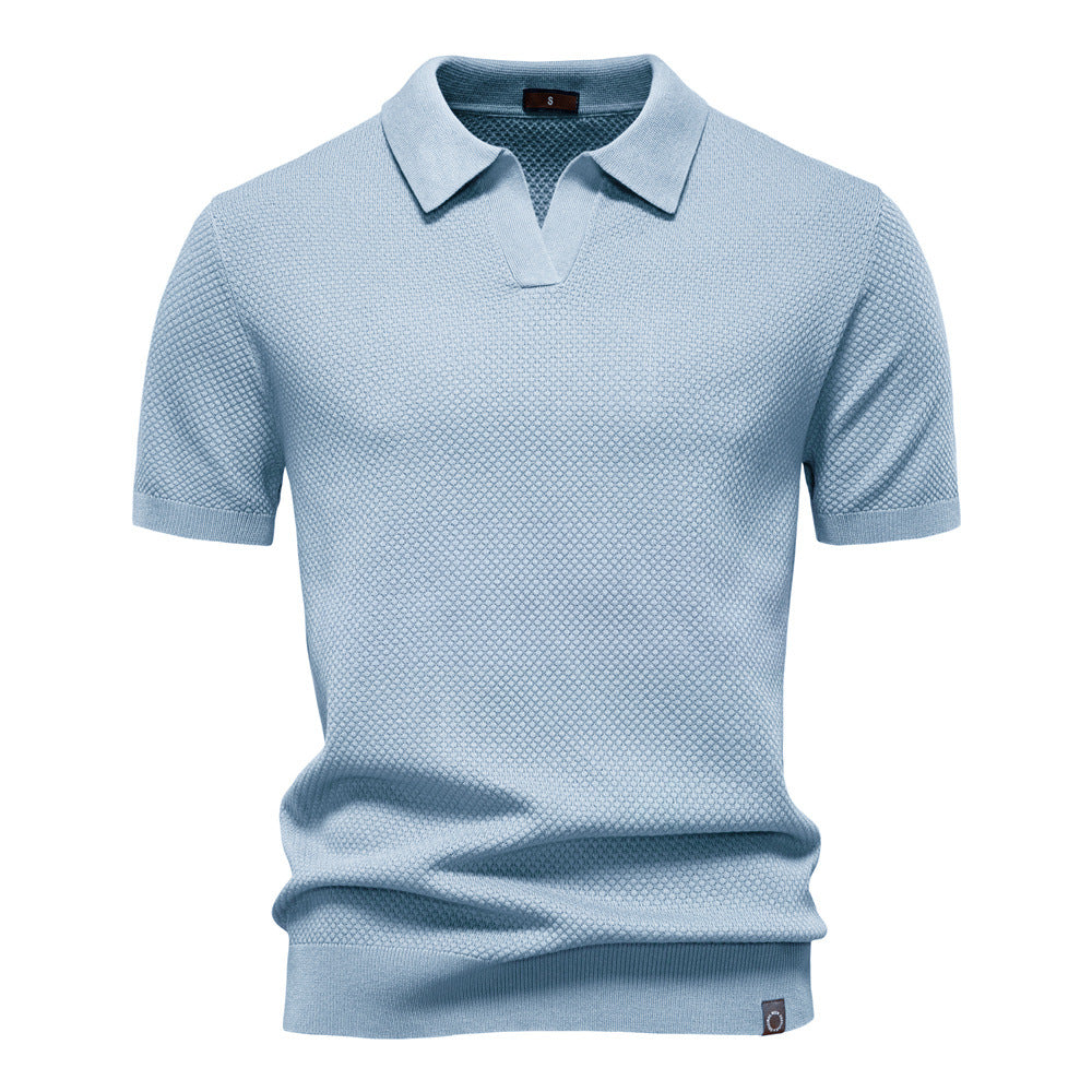 Tharnulf | Textured Polo Shirt