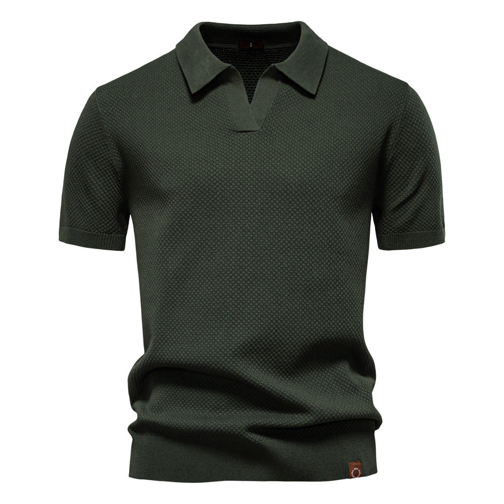 Tharnulf | Textured Polo Shirt