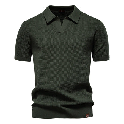 Tharnulf | Textured Polo Shirt
