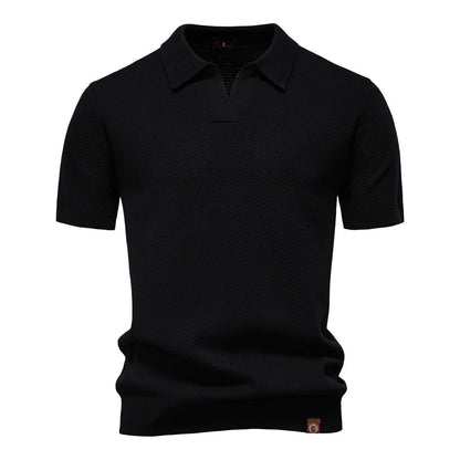 Tharnulf | Textured Polo Shirt