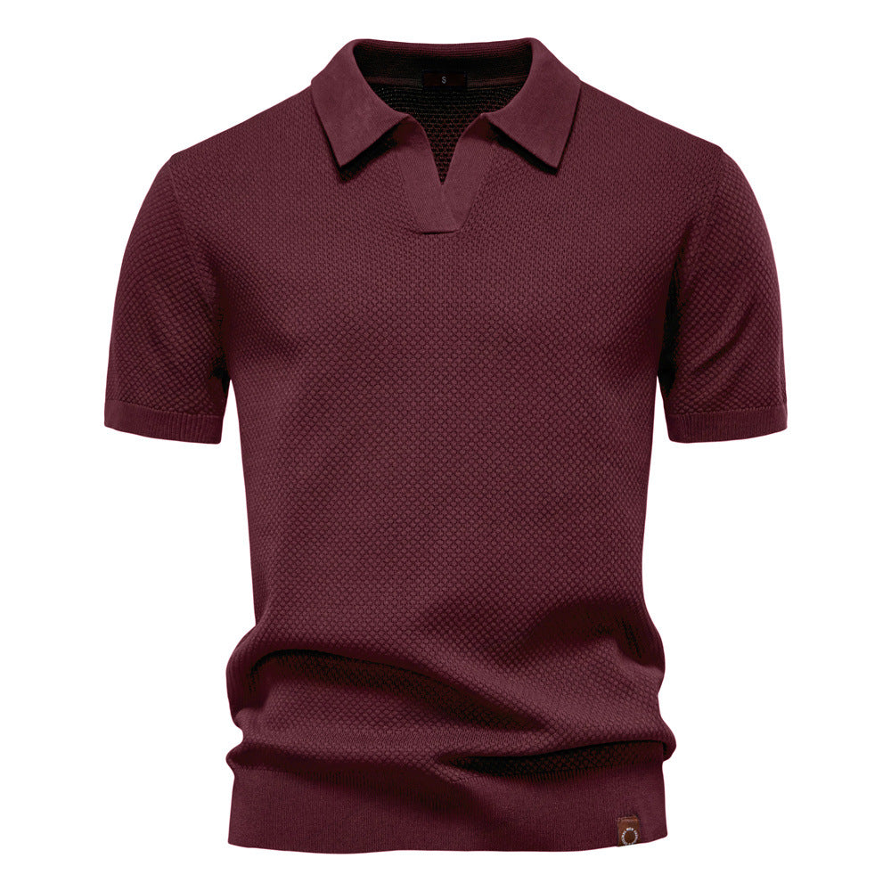 Tharnulf | Textured Polo Shirt