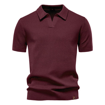 Tharnulf | Textured Polo Shirt