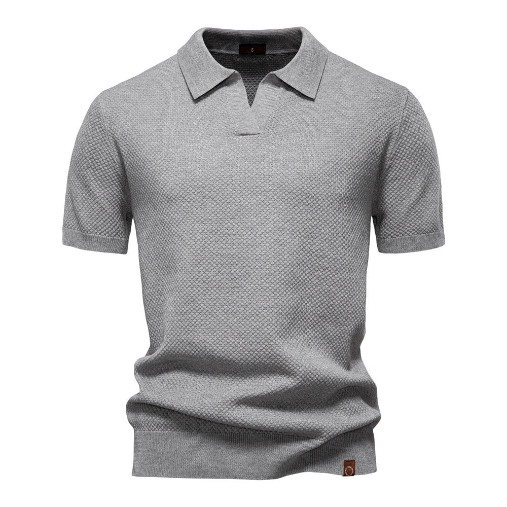 Tharnulf | Textured Polo Shirt