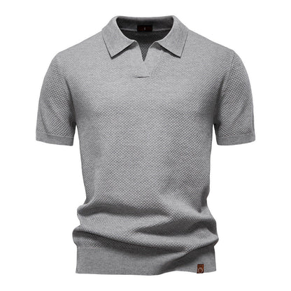 Tharnulf | Textured Polo Shirt